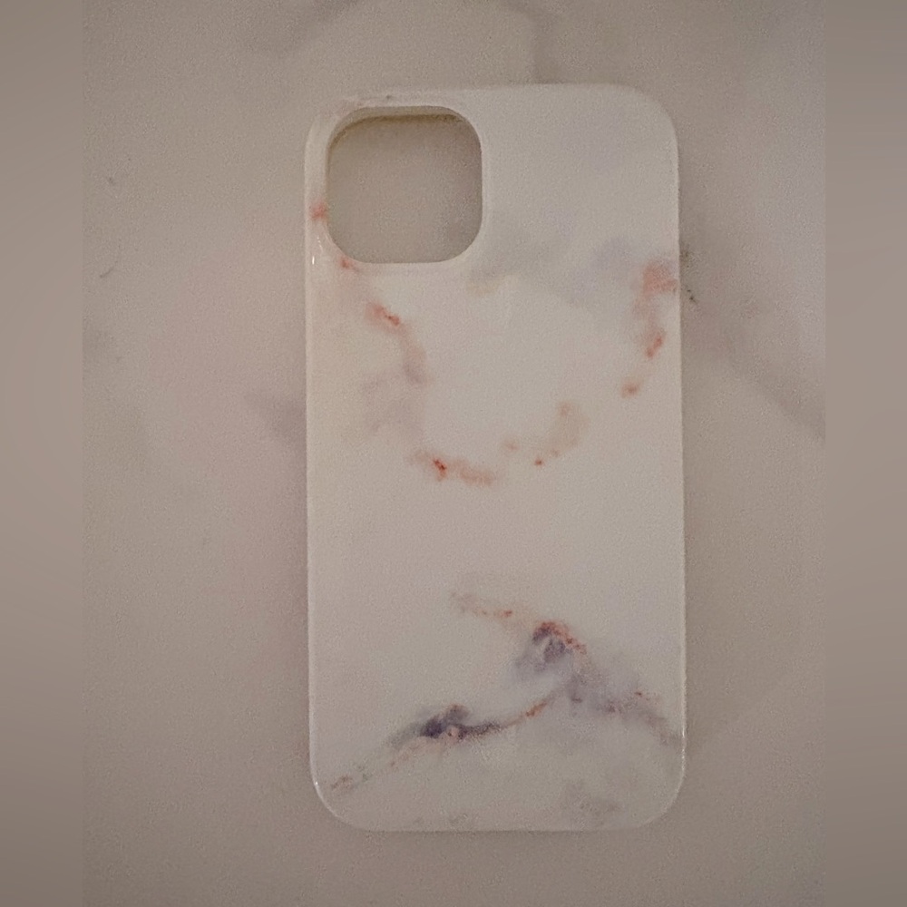 Velvet Caviar Gray Clouds Marble iPhone 13 Case